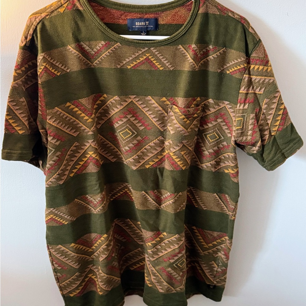 Roark Multicolor Geometric Men's Tee